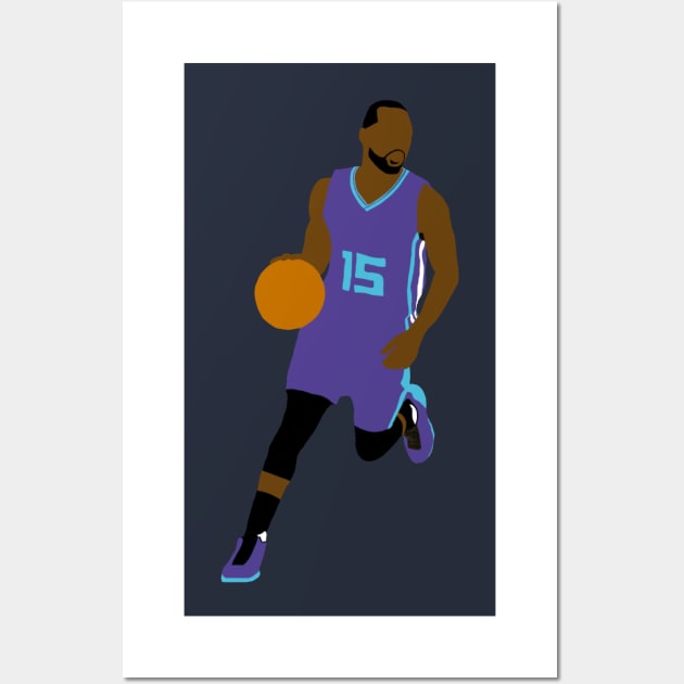 Kemba Walker Dribbling Wall Art by xRatTrapTeesx